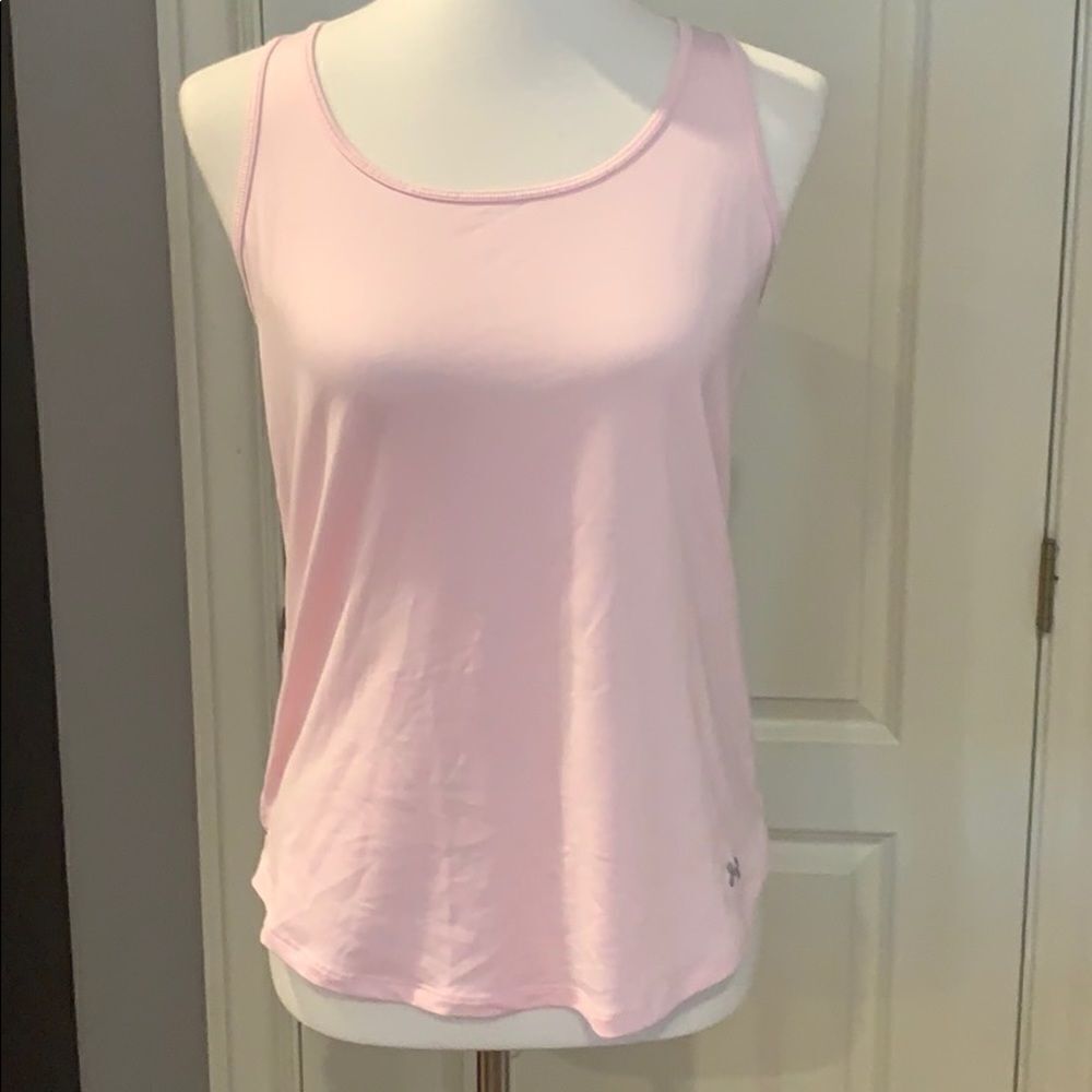 Pale Pink Under Armour Tank Sz Small